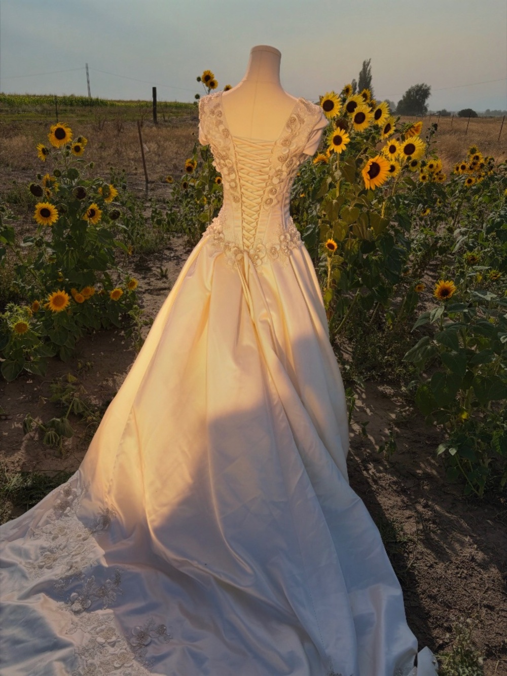 Vintage Robin Jillian size 6 wedding dress